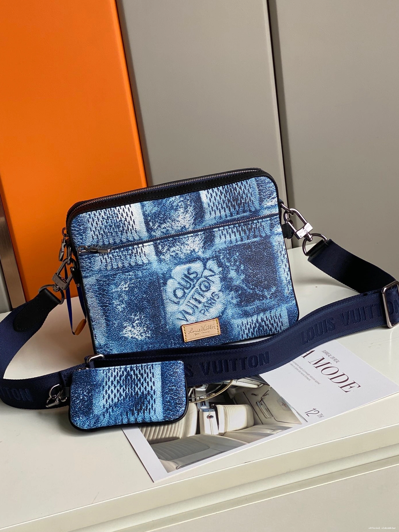 Official oldcobbler TRIO VUITTON MESSENGER LOUIS 0815